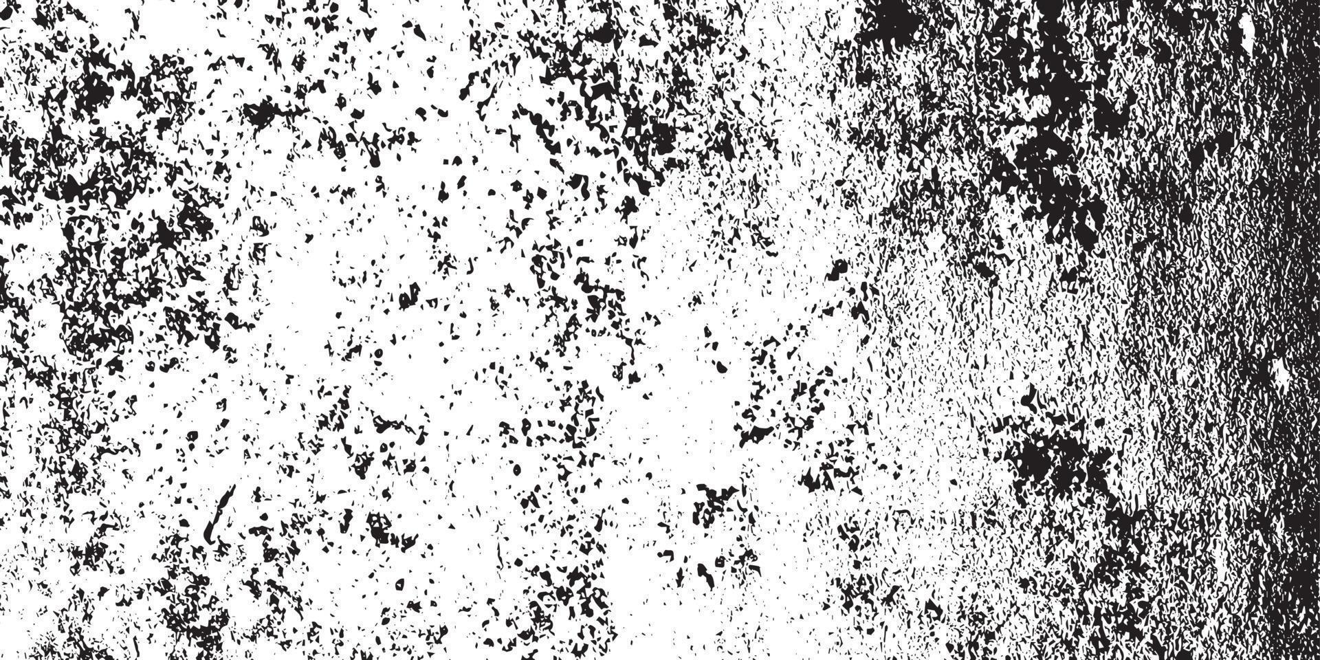 Black And White Aged Distress Texture. Vintage Weathered Old Grunge Background. vector