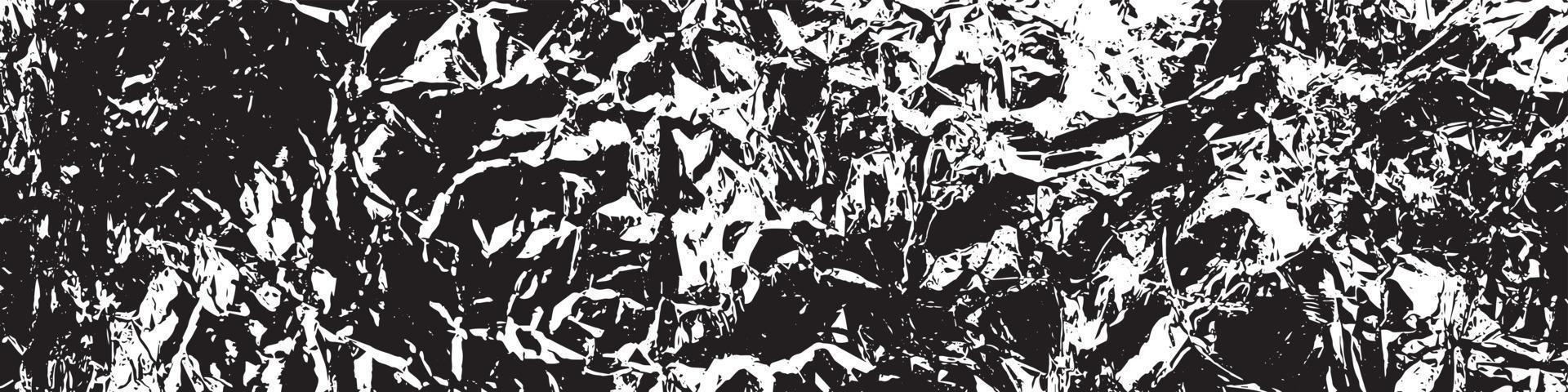 Black And White Aged Distress Texture. Vintage Weathered Old Grunge Background. vector