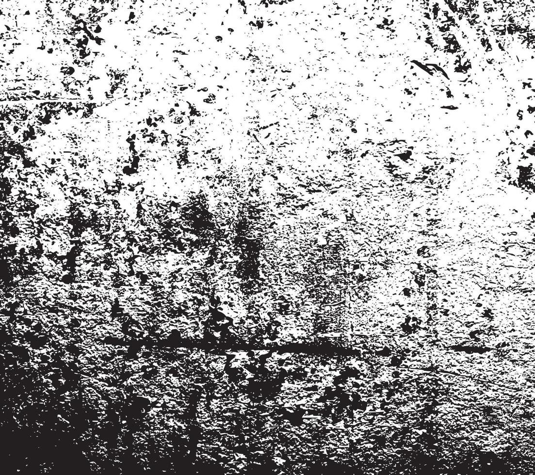 Black And White Aged Distress Texture. Vintage Weathered Old Grunge Background. vector