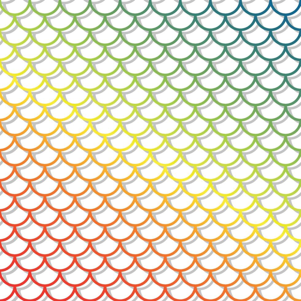 Ilustración de vector de patrón de escamas de pescado