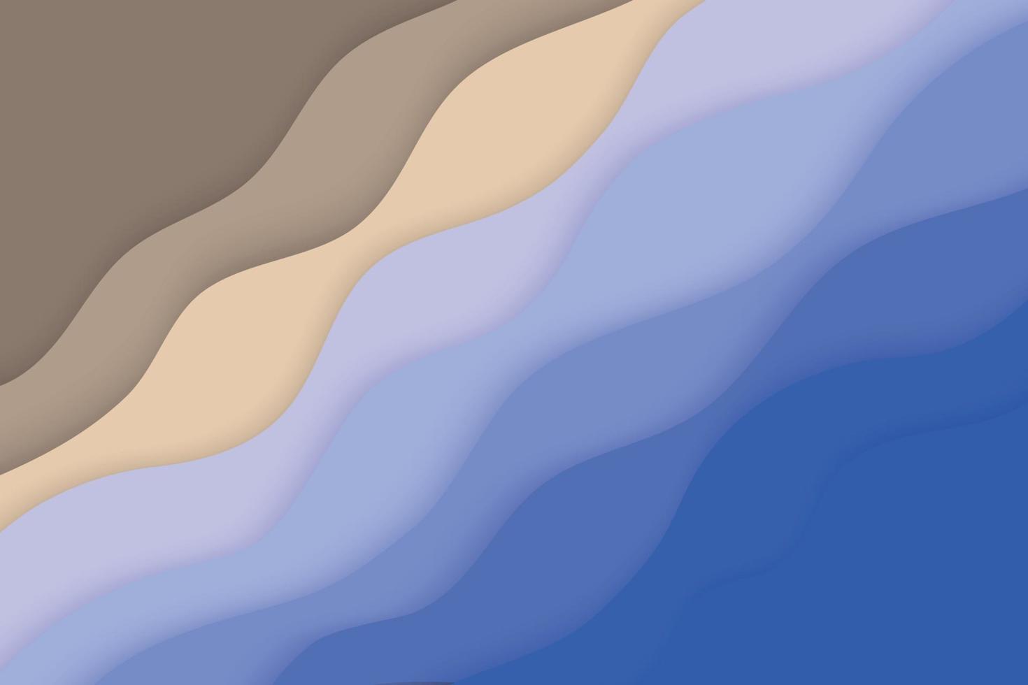 Paper cut background vector