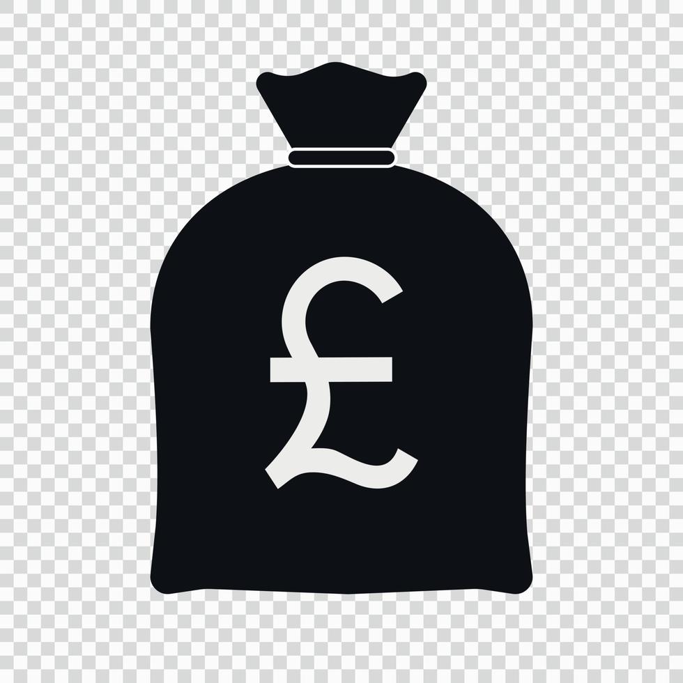 Money bag icon vector