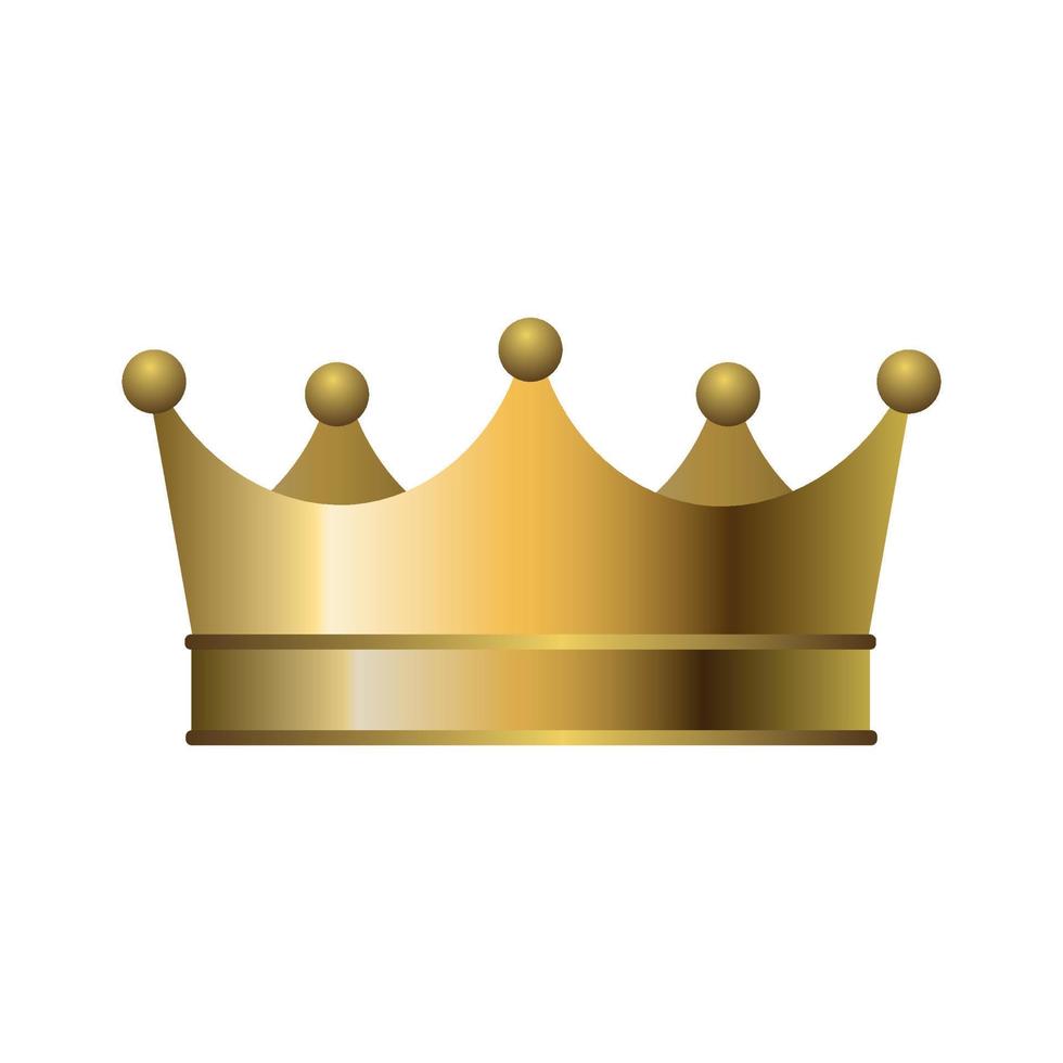 golden crown vector illustration