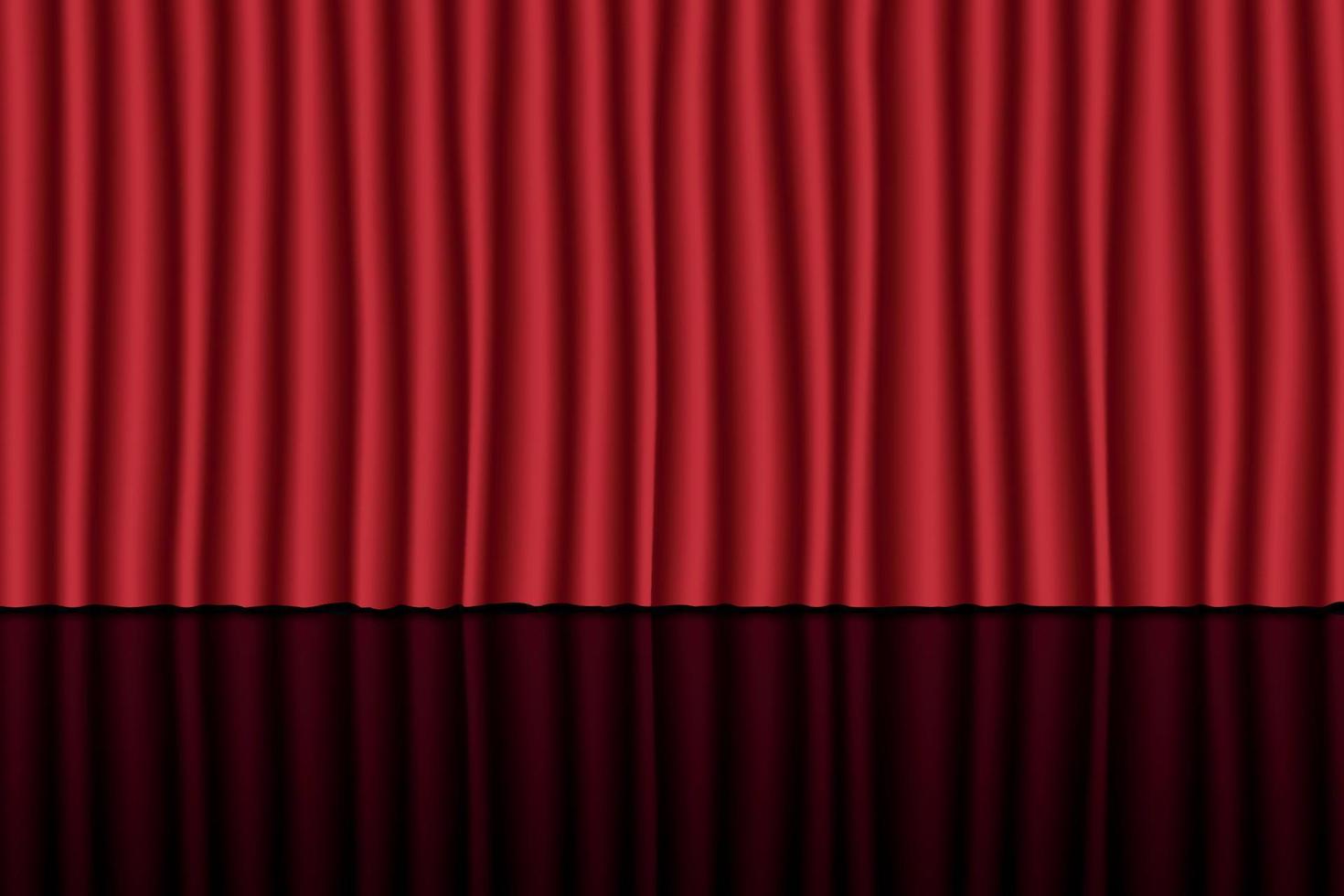 Theater stage vector illustration