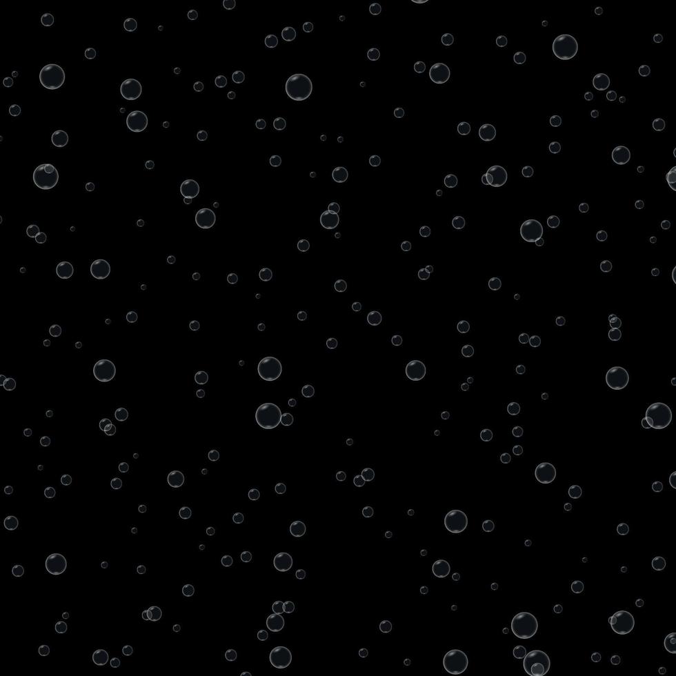 water fizzing bubbles vector