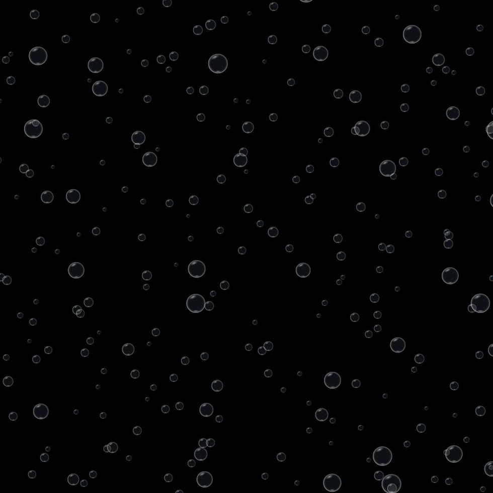 water fizzing bubbles vector