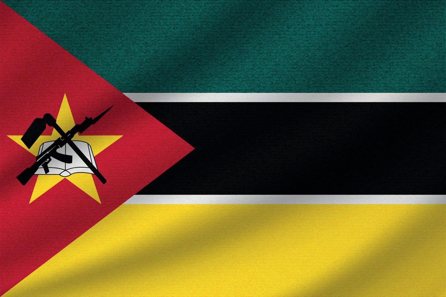 national flag of Mozambique vector