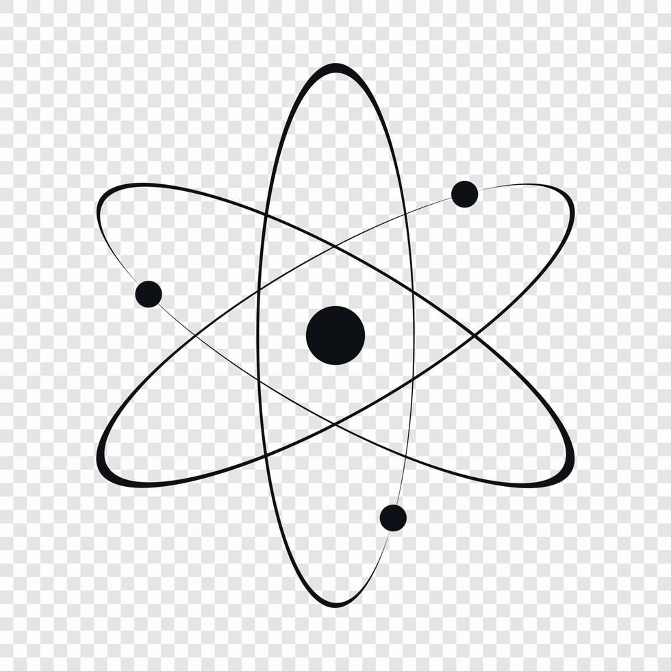 Atom icon . Vector