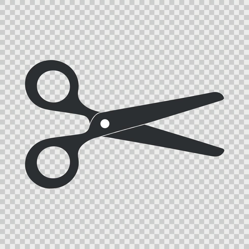 scissors vector icon . Vector