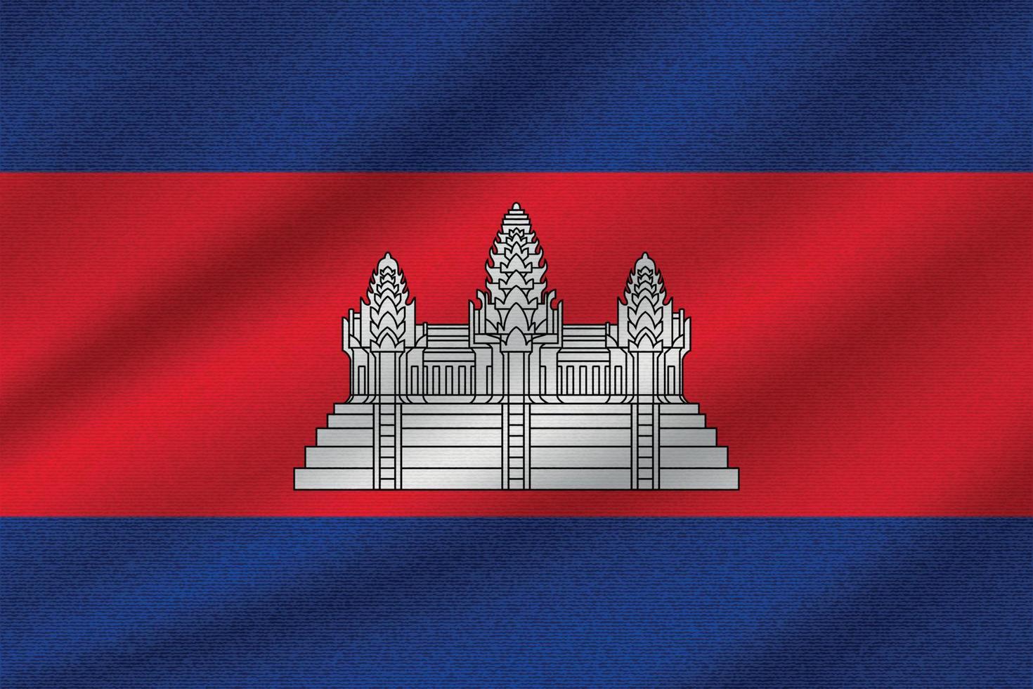 national flag of Cambodia vector