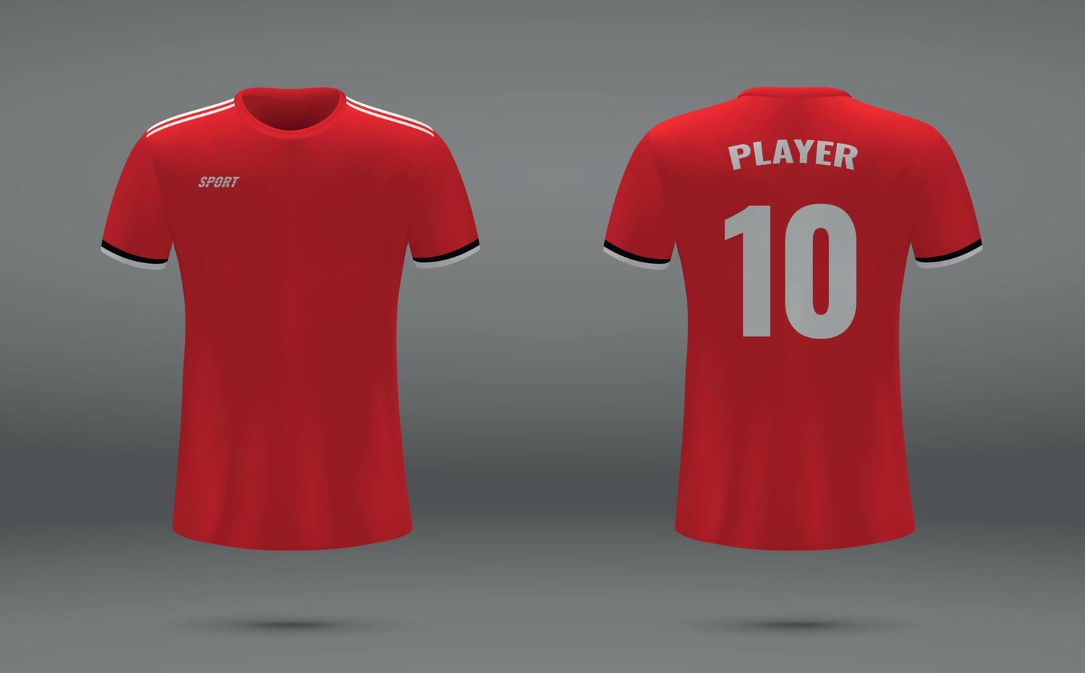 soccer jersey vector illustration