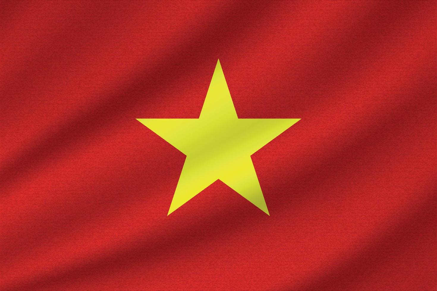 bandera nacional de vietnam vector