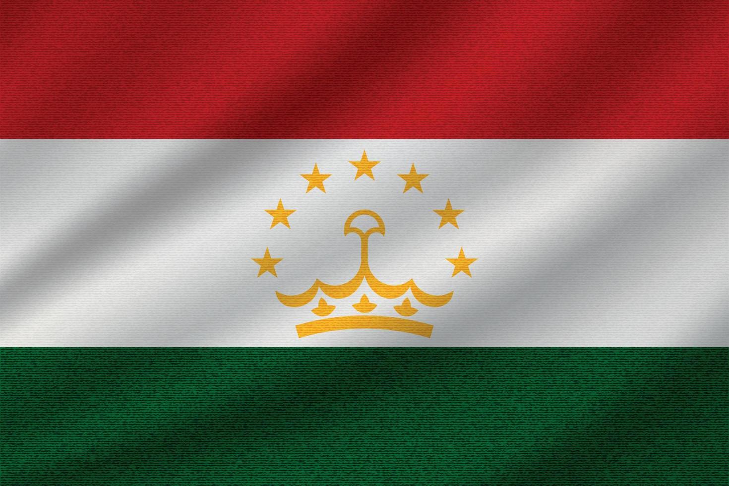 national flag of Tajikistan vector