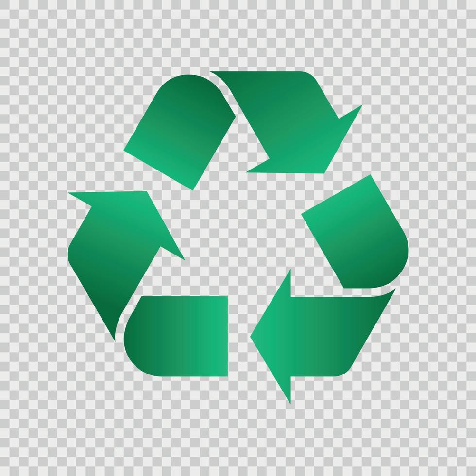 Recycle icon . Vector