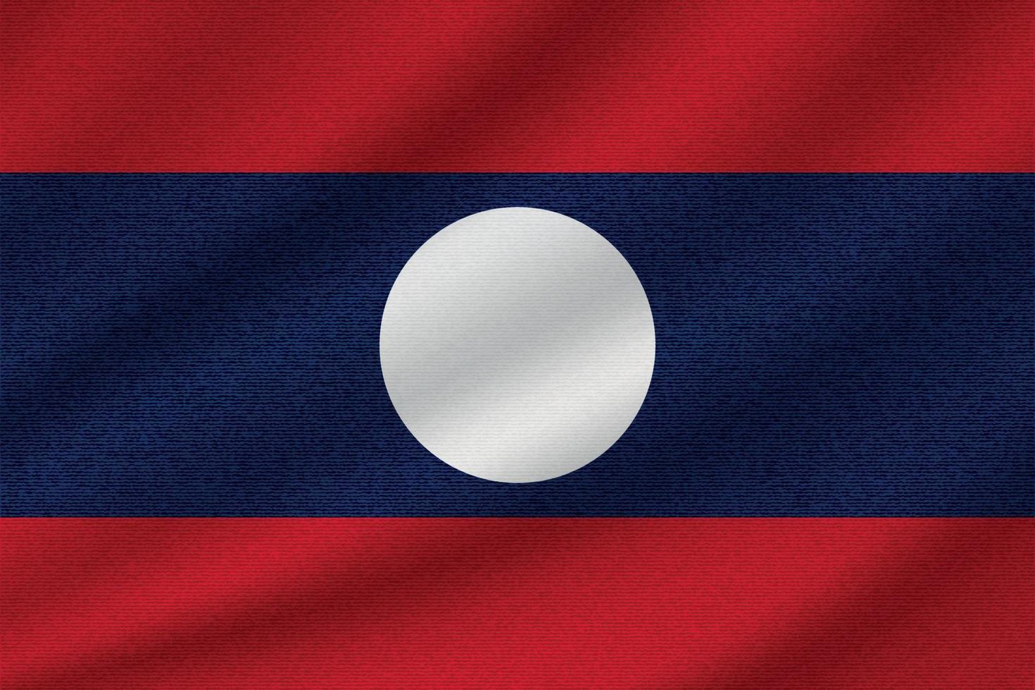 bandera nacional de laos vector