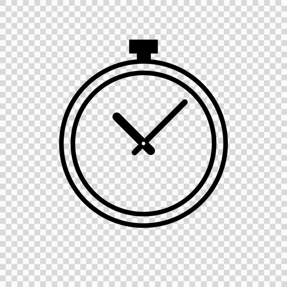 icono de reloj ilustración vectorial vector