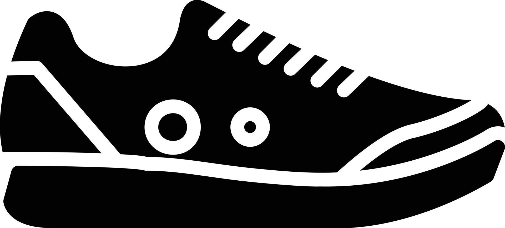 Sneaker Glyph Icon vector