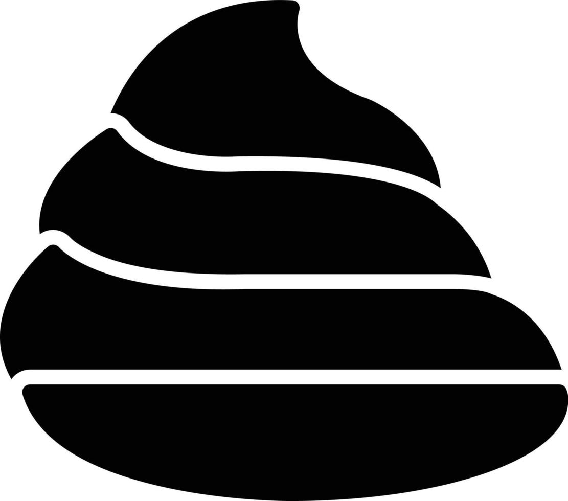 Meringue Glyph Icon vector