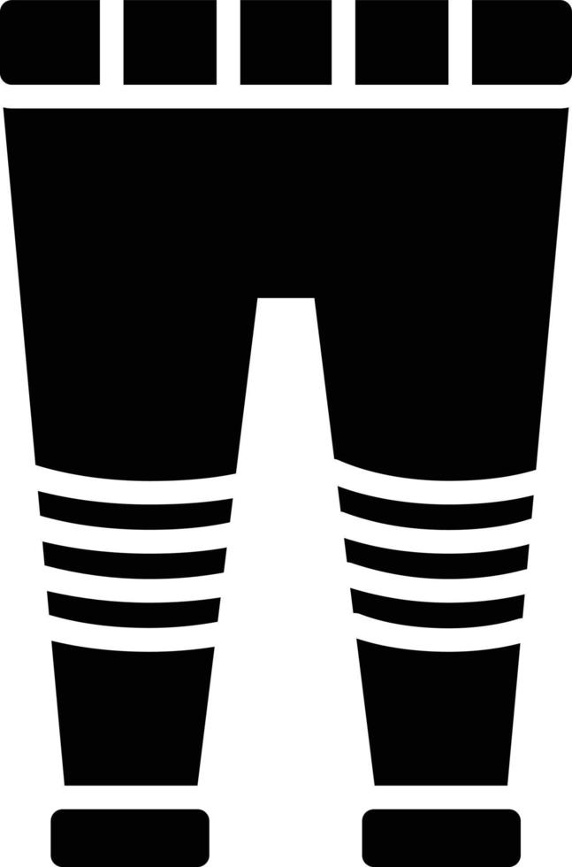 Trousers Glyph Icon vector