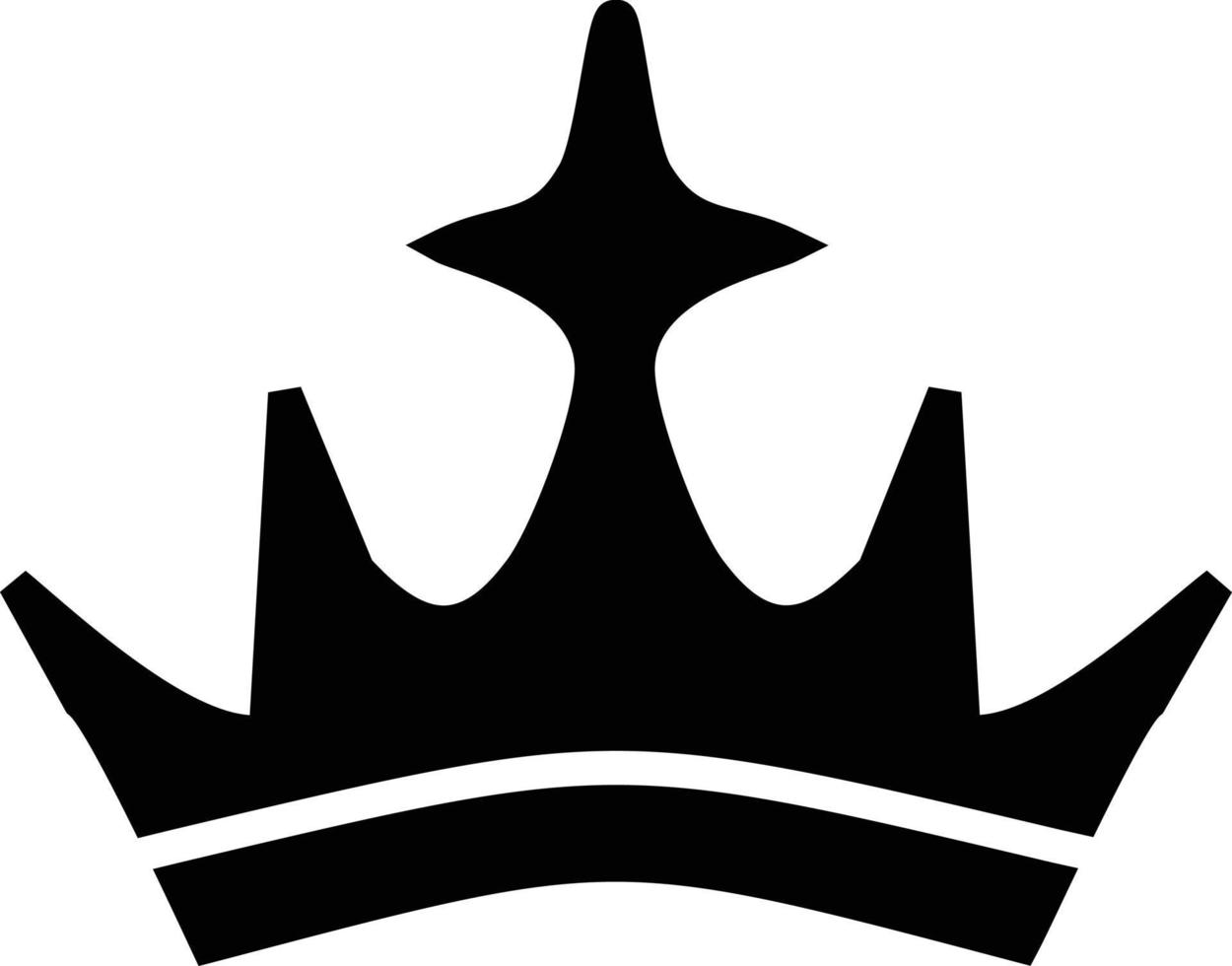 Crown Glyph Icon vector