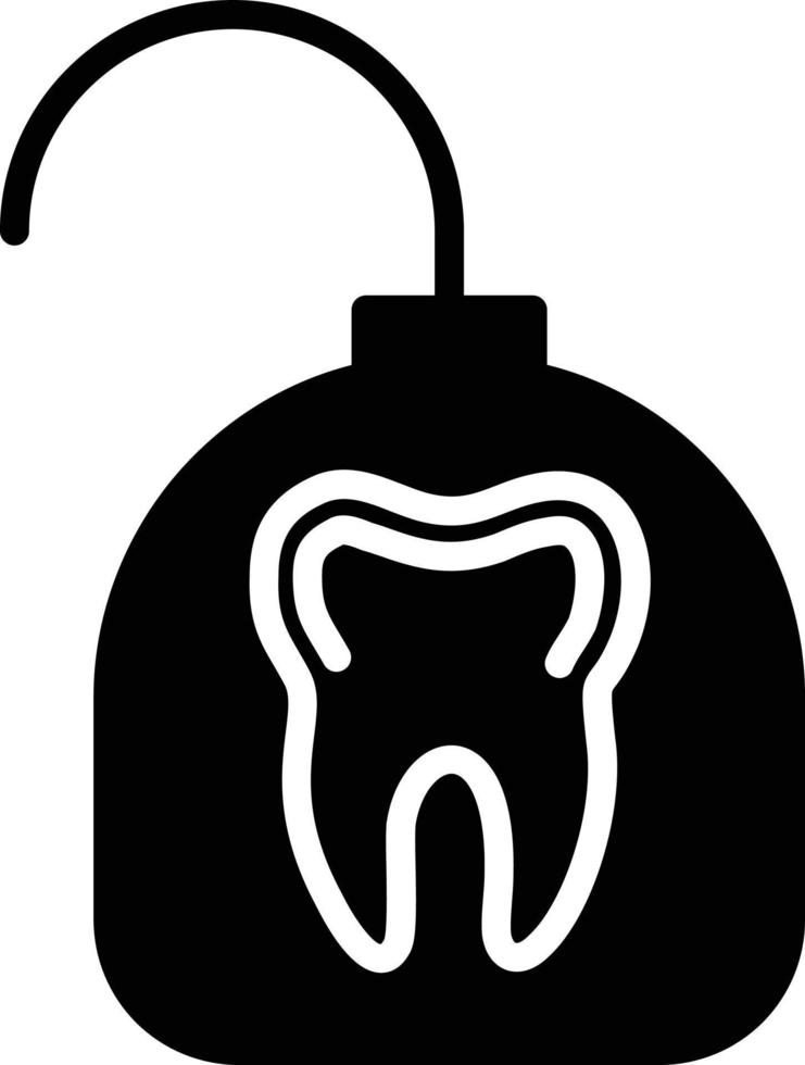 Floss Glyph Icon vector