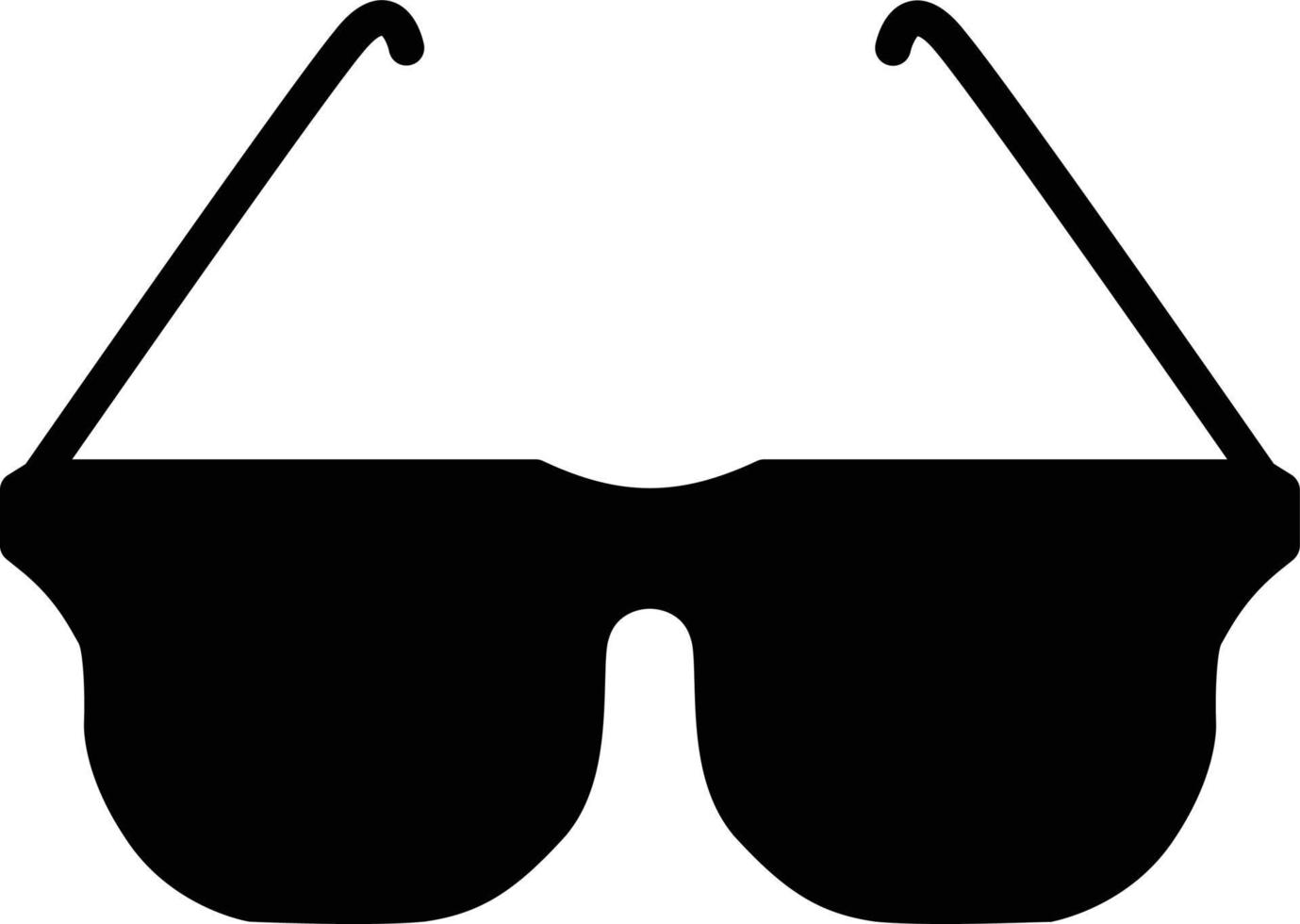 Sunglasses Glyph Icon vector