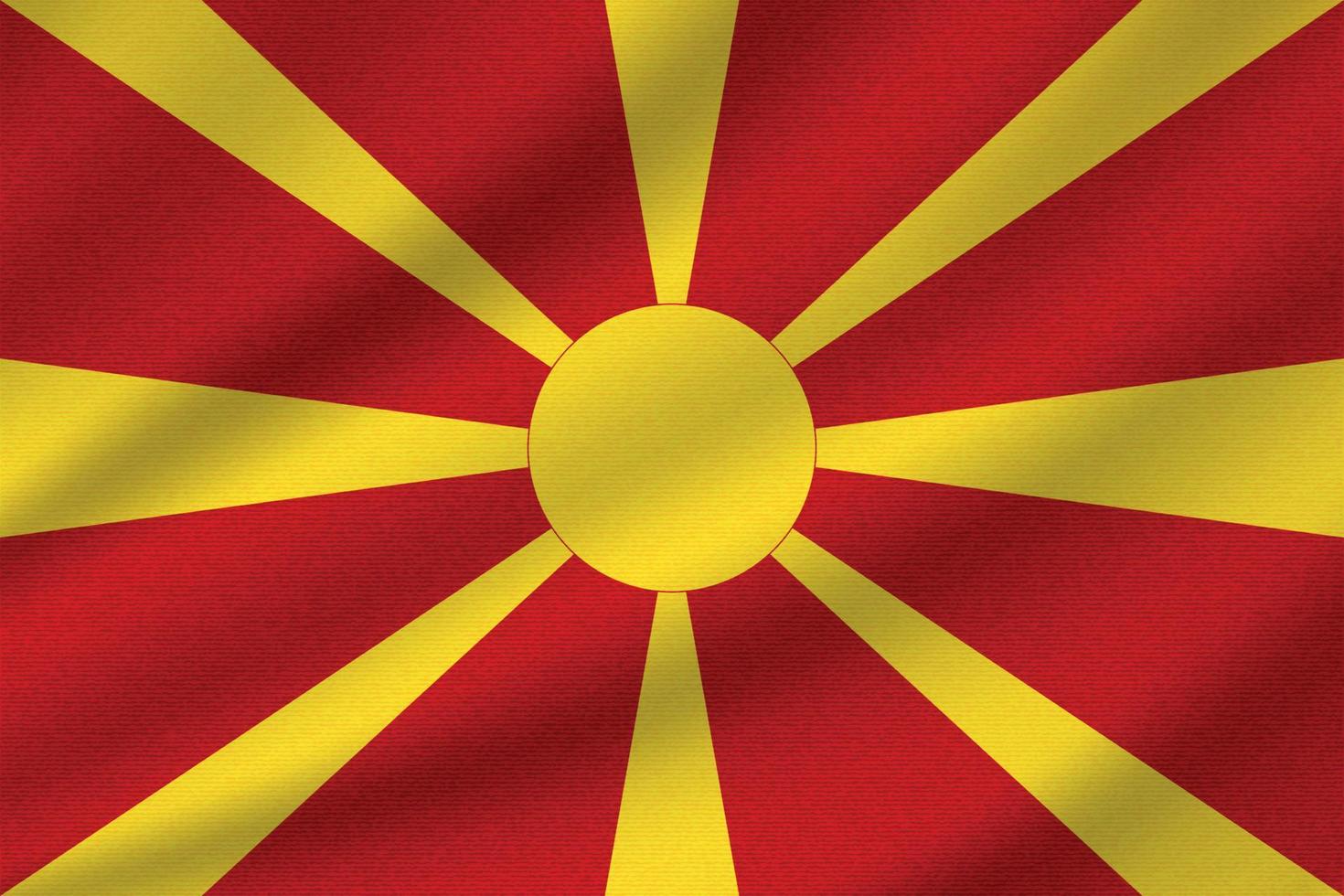 national flag of Macedonia vector
