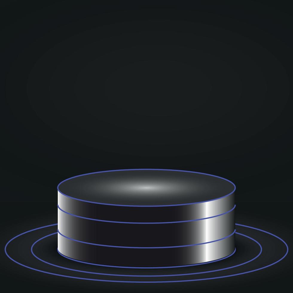Glowing Pedestal vector illustration