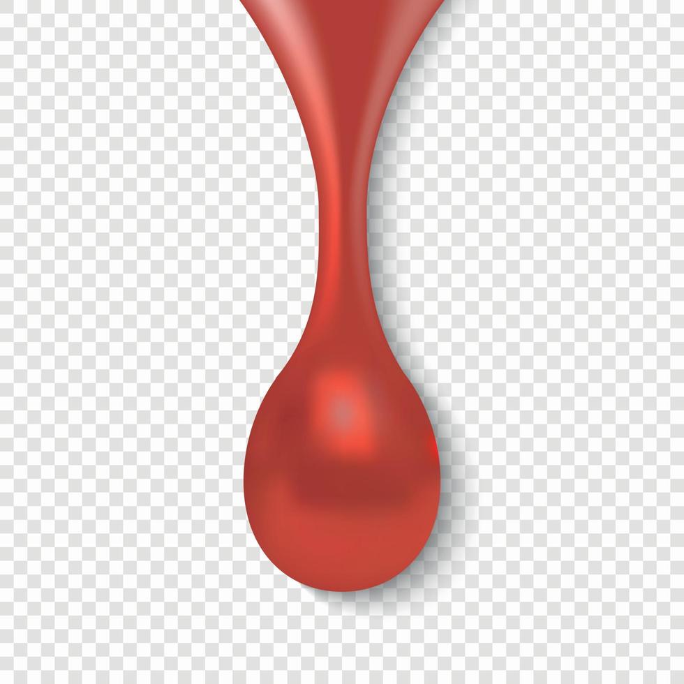 gota de sangre vector