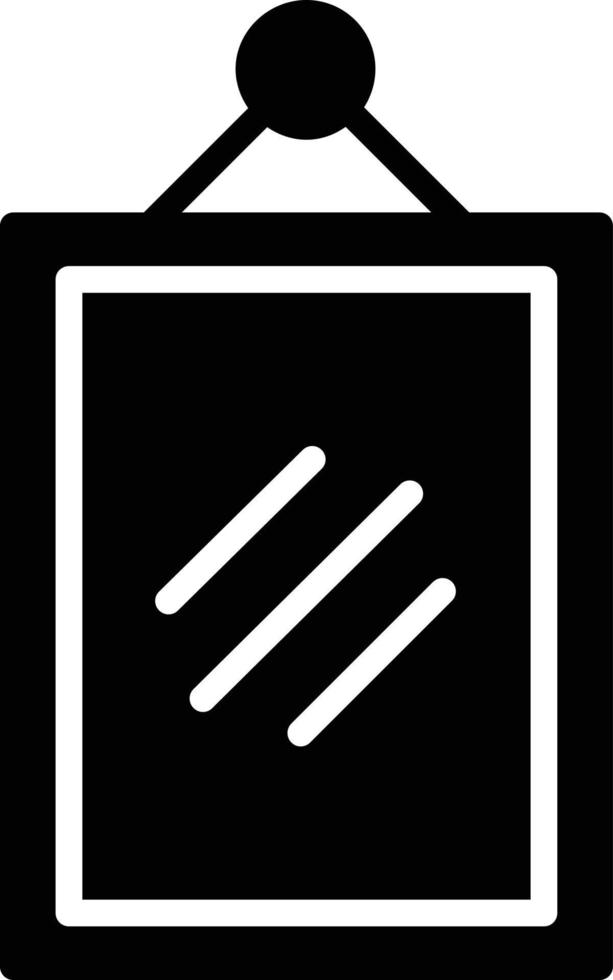 Mirror Glyph Icon vector