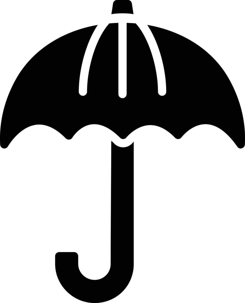 Protection Glyph Icon vector