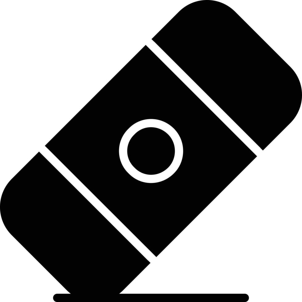 Rubber Glyph Icon vector