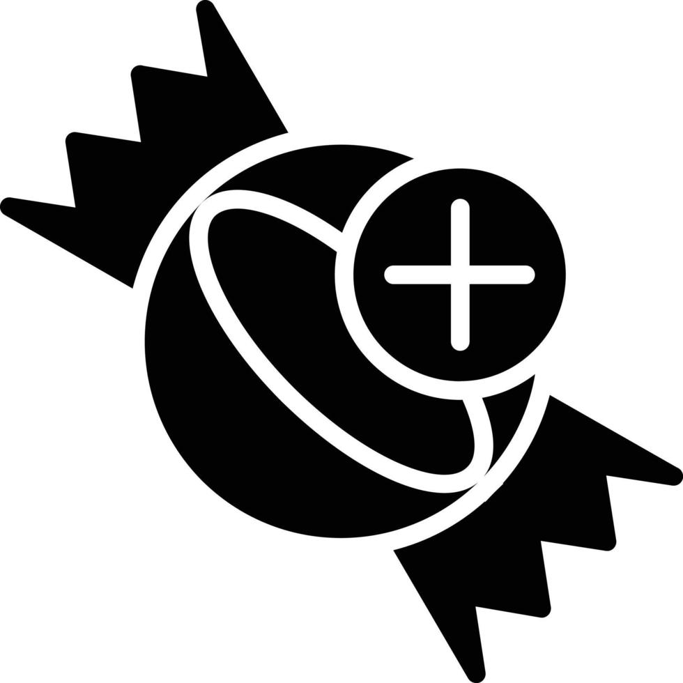Less Sweets Glyph Icon vector