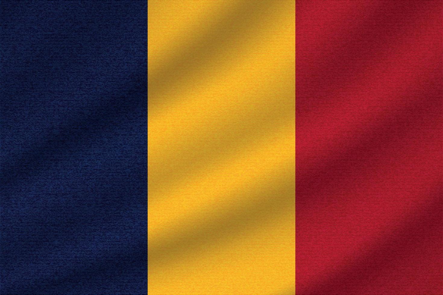 national flag of Chad vector