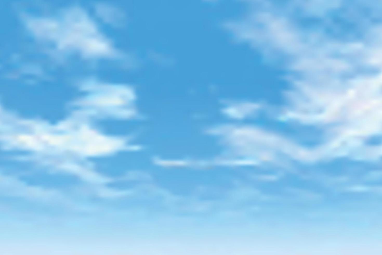 illustration of blue cloudy sky vector