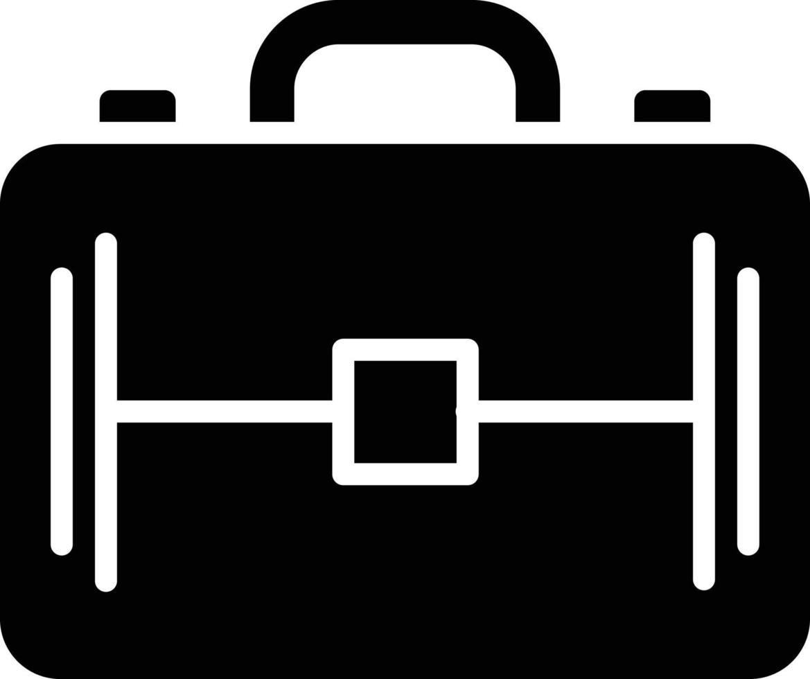 Briefcase Glyph Icon vector