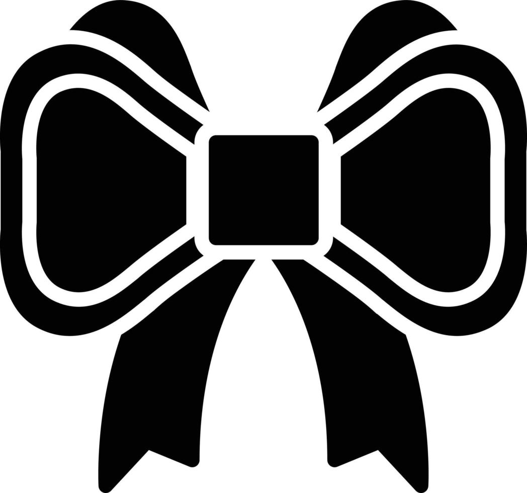 Bow Glyph Icon vector