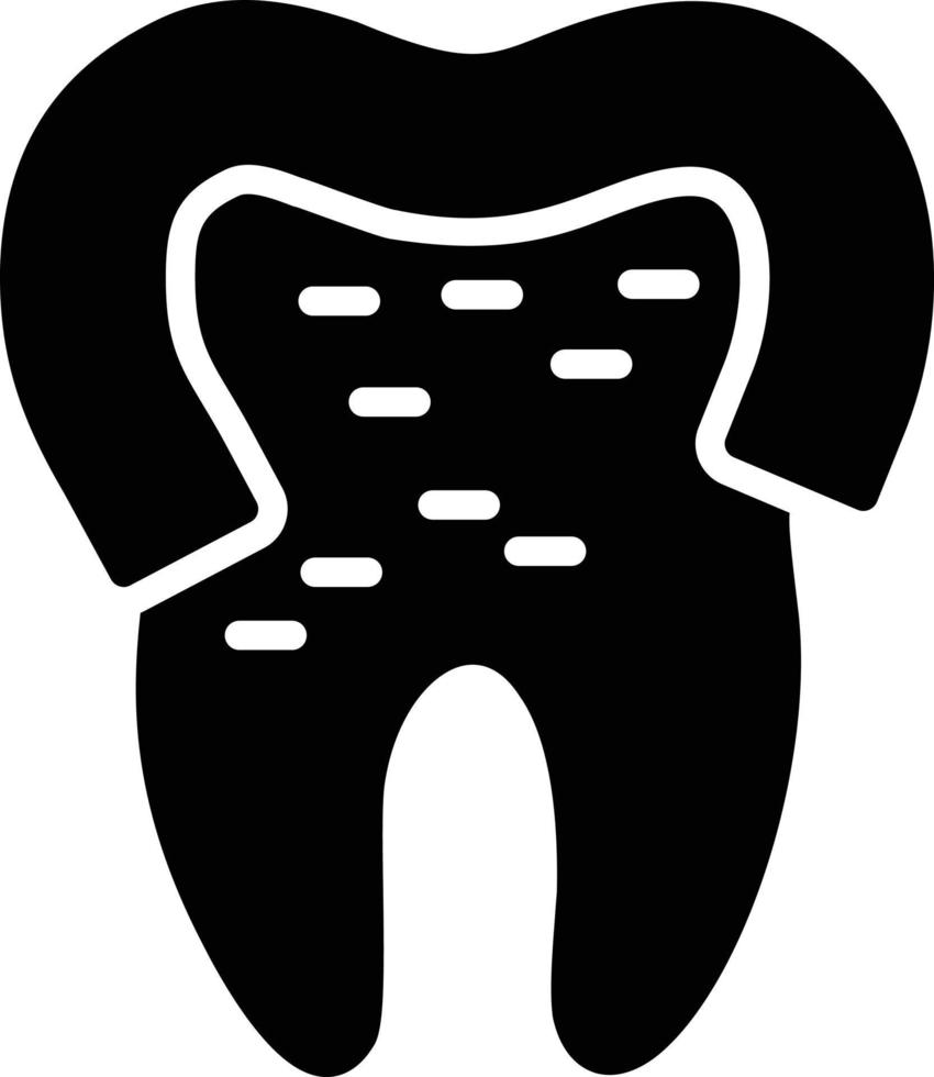 Gum Glyph Icon vector