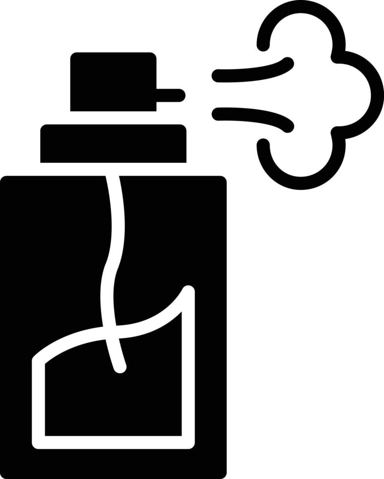 icono de glifo de perfume vector