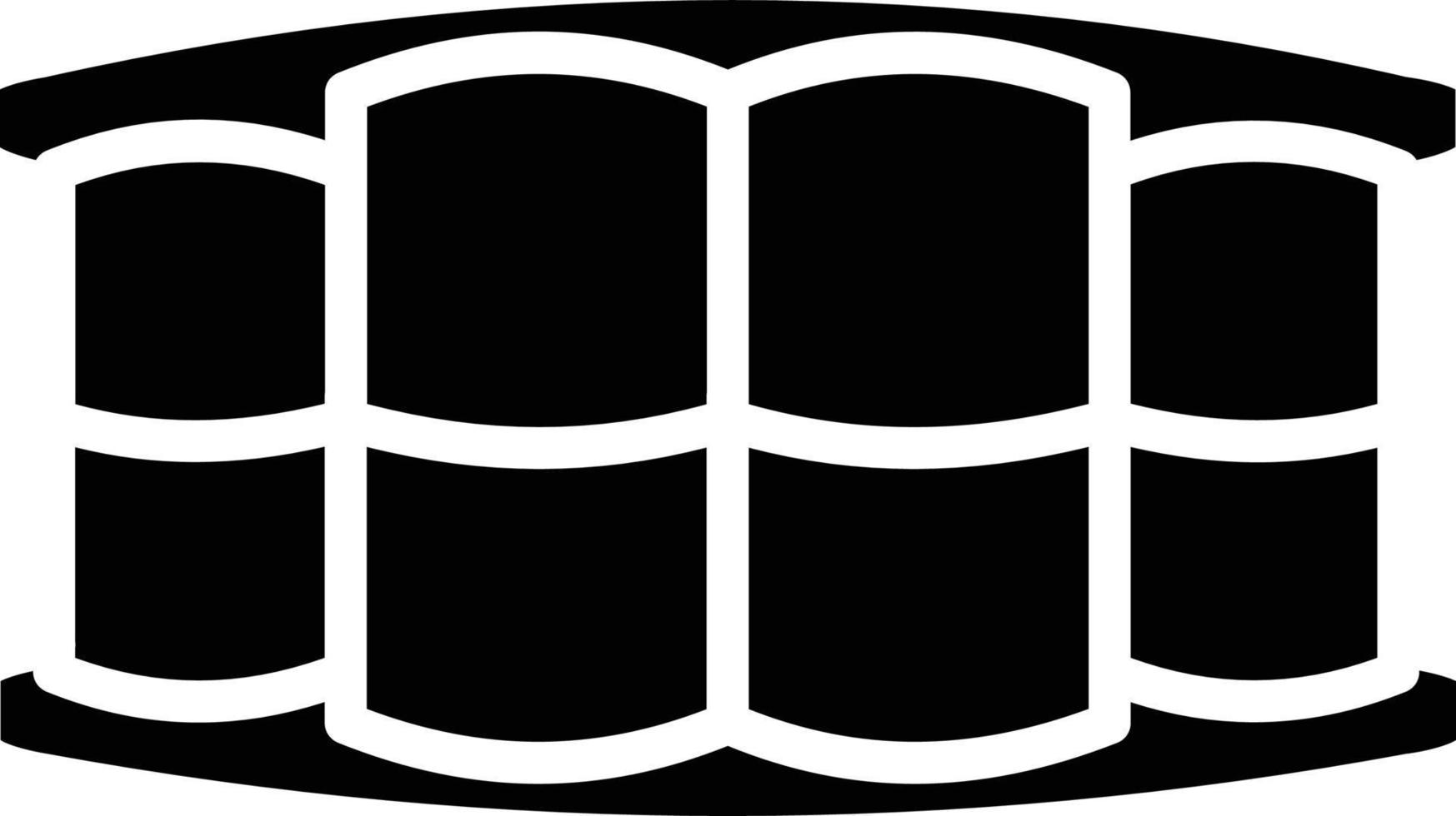 Denture Glyph Icon vector
