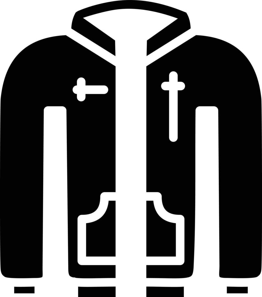 Jacket Glyph Icon vector