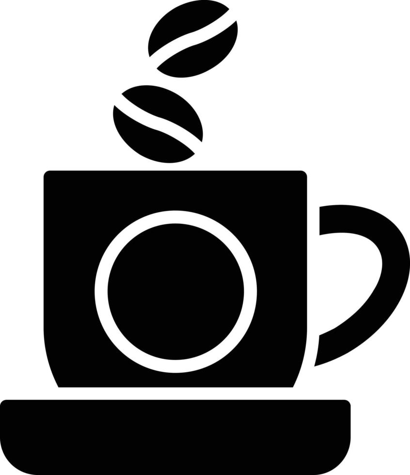 Coffee Glyph Icon vector