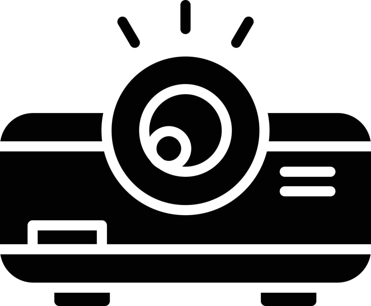 Projector Glyph Icon vector