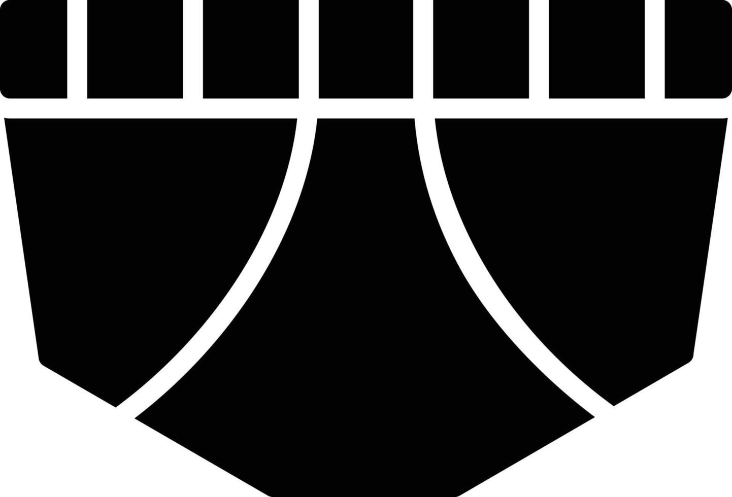 Underwear Glyph Icon vector
