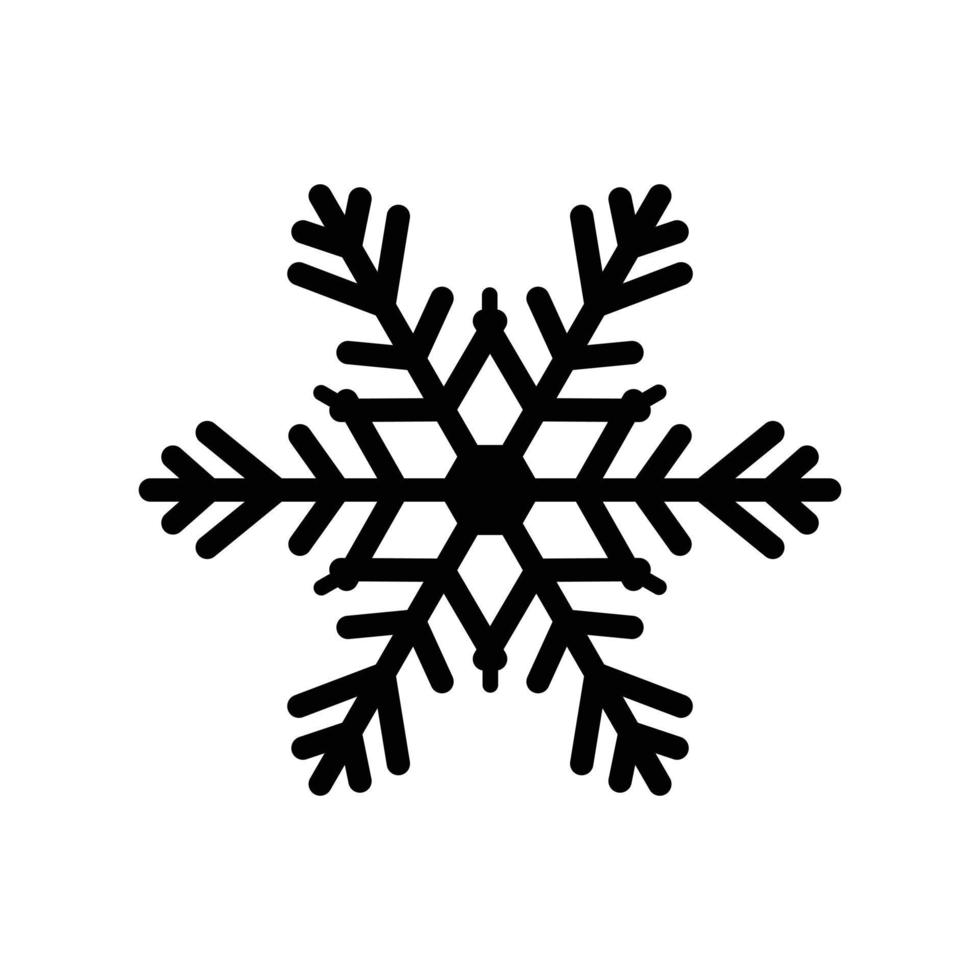 invierno. icono de nieve. sitio web de icono de copo de nieve. vector de icono de copo de nieve. ilustración de diseño de vector de icono de copo de nieve. signo de copo de nieve. icono de copo de nieve aislado sobre fondo blanco.