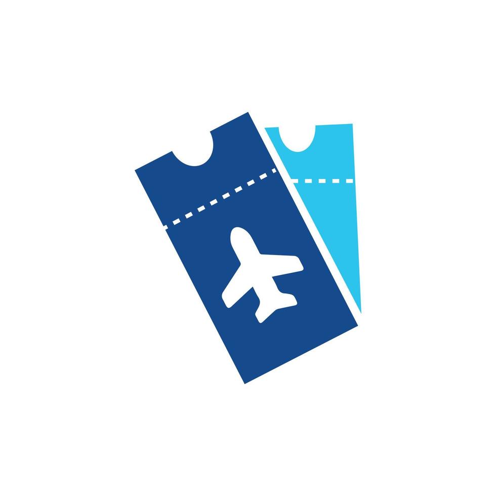 Flight Ticket Icon vector