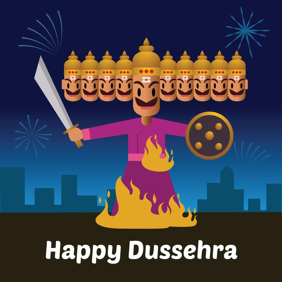 Happy Dussehra Vector Free Download 11161107 Vector Art at Vecteezy