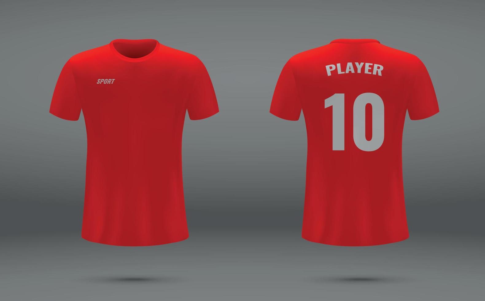 soccer jersey vector illustration