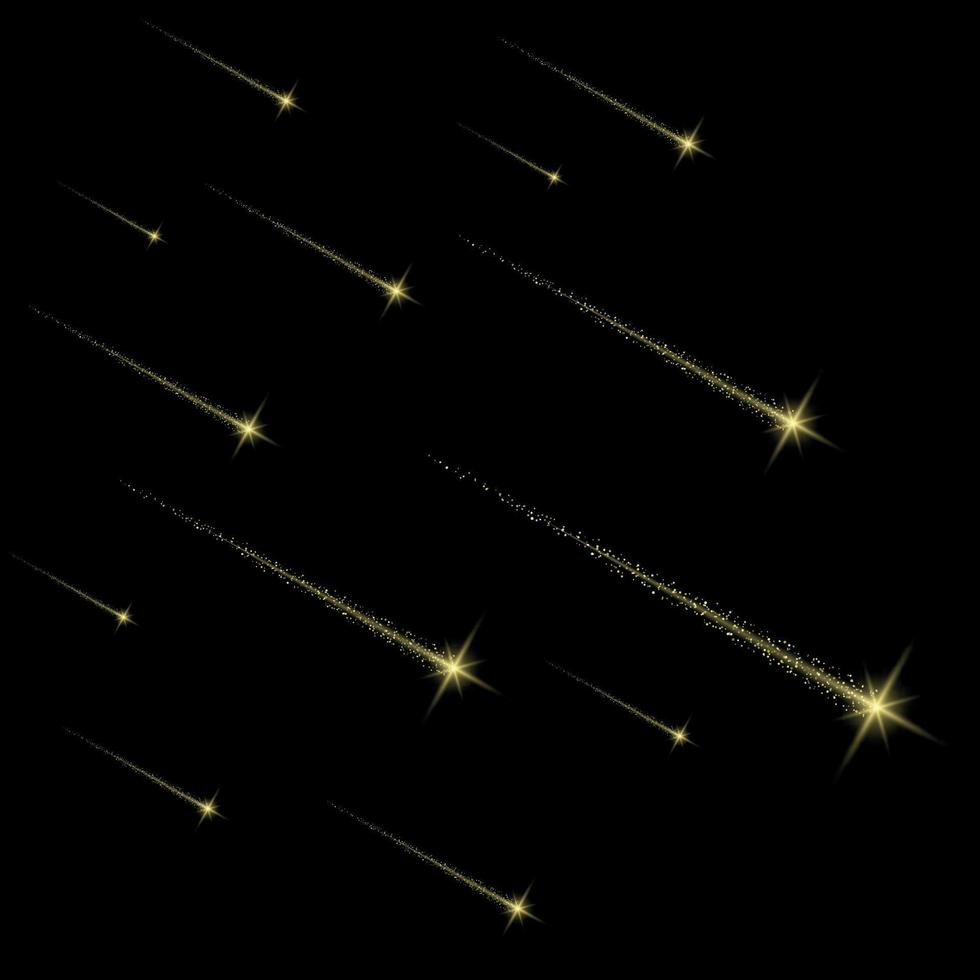 Magic light glow effect stars bursts vector