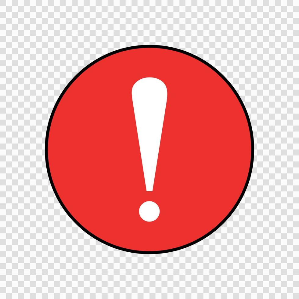 Exclamation Icon vector illustration